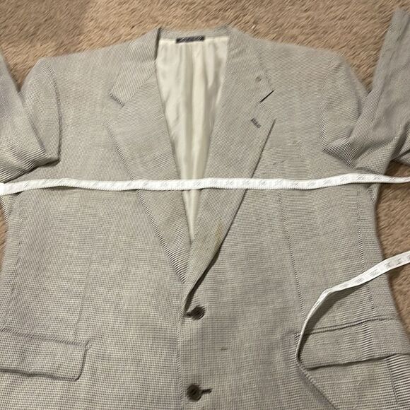 🔥🔥🚒Euromoda Sports Coat Gray Plaid - Picture 12 of 12